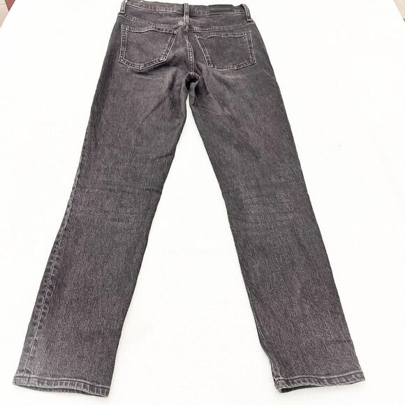 Madewell The Perfect Vintage Jean Zip Fly Black Charcoal Denim Jeans Size 24 - Picture 3 of 9